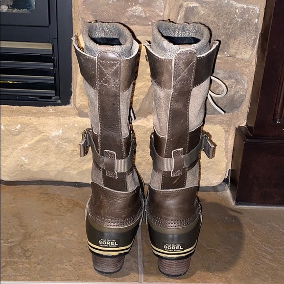 Sorel Womens Conquest Carly Leather Tall II Boot - Picture 6 of 7